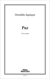 Paz SATB choral sheet music cover